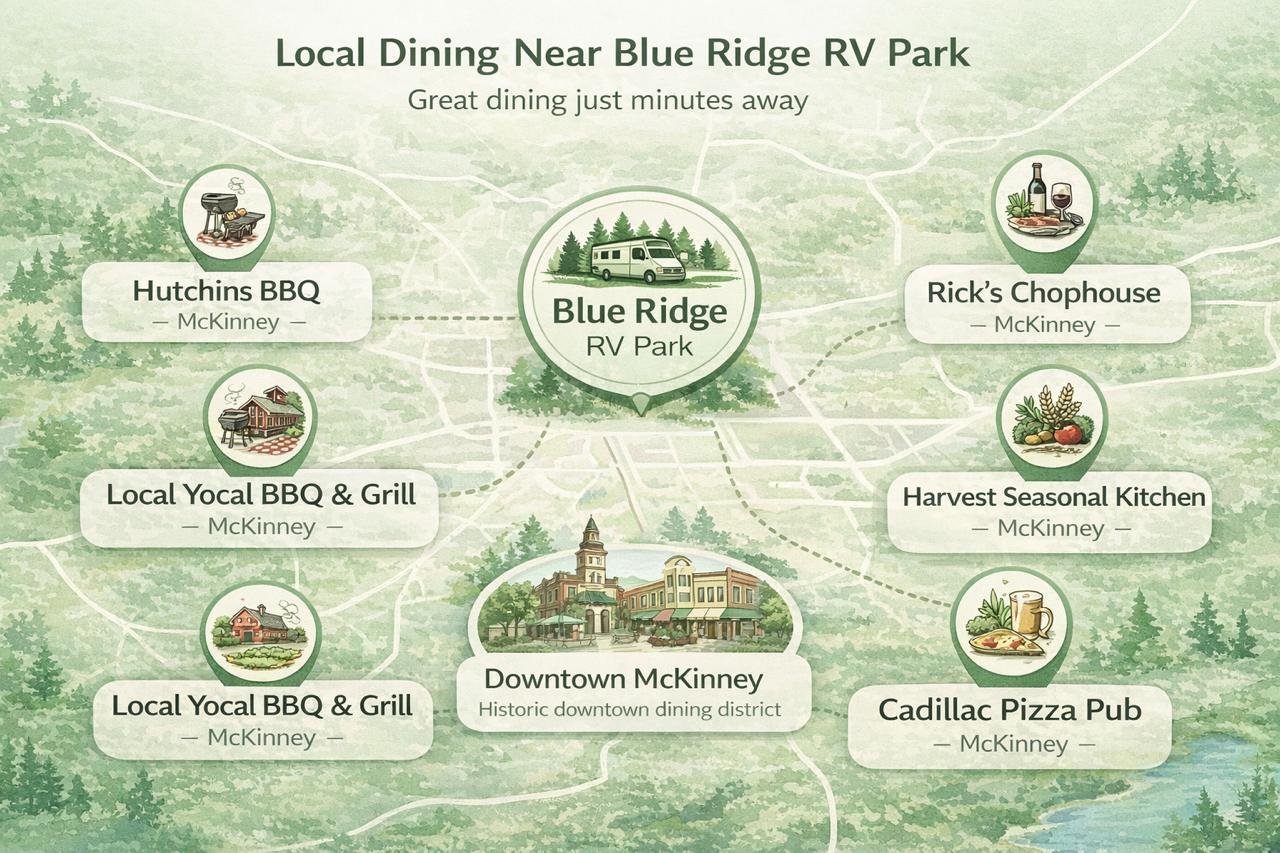Restaurants & Local Dining near Blue Ridge RV Park