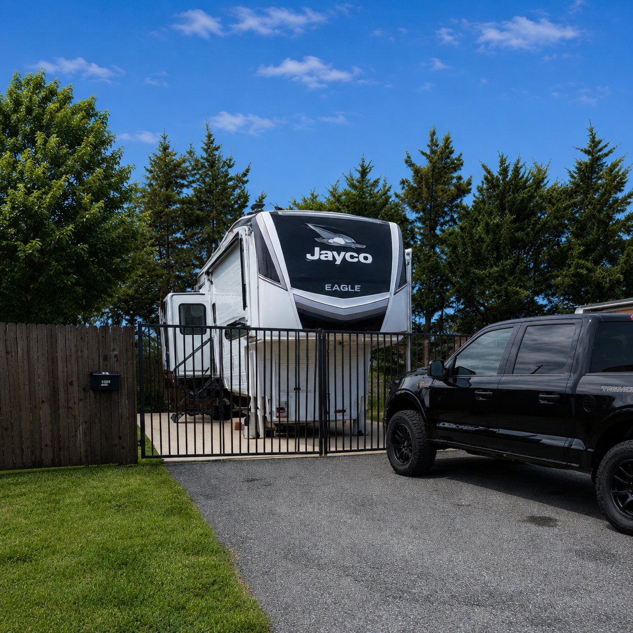 Premium Fenced RV Site